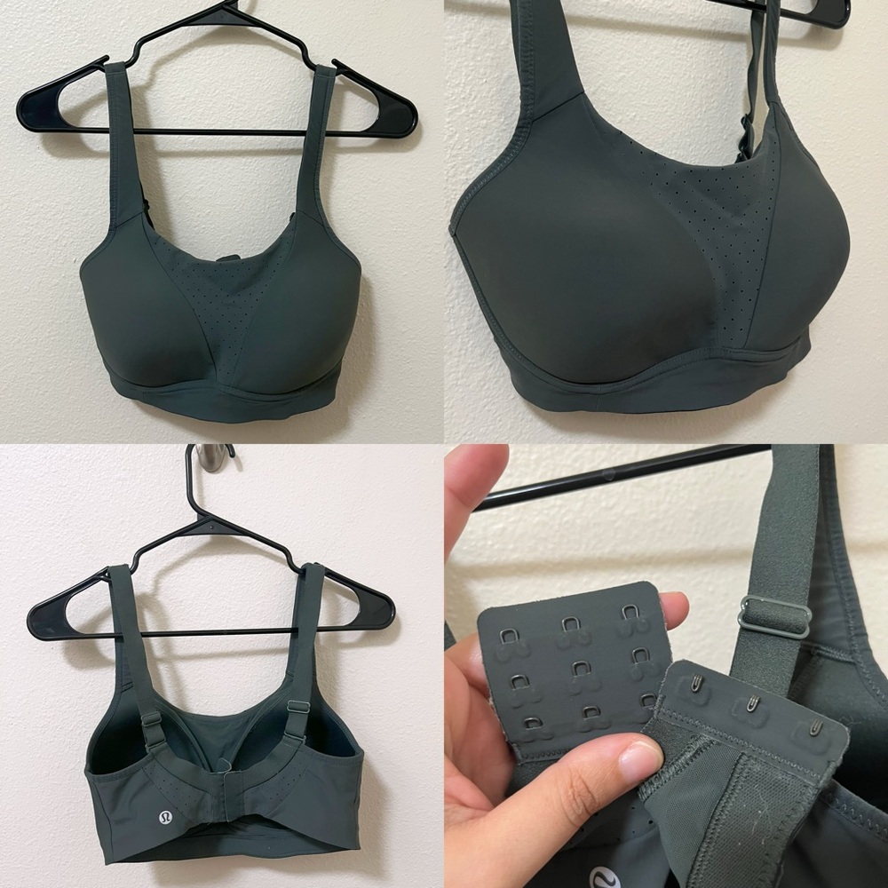 •LULULEMON• Run Times Bra Green High Impactt